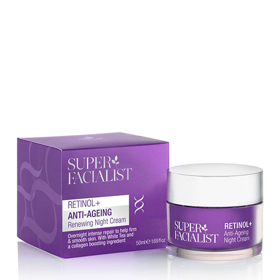 Super Facialist Retinol + Anti-Ageing Renewing Night Cream 50ml