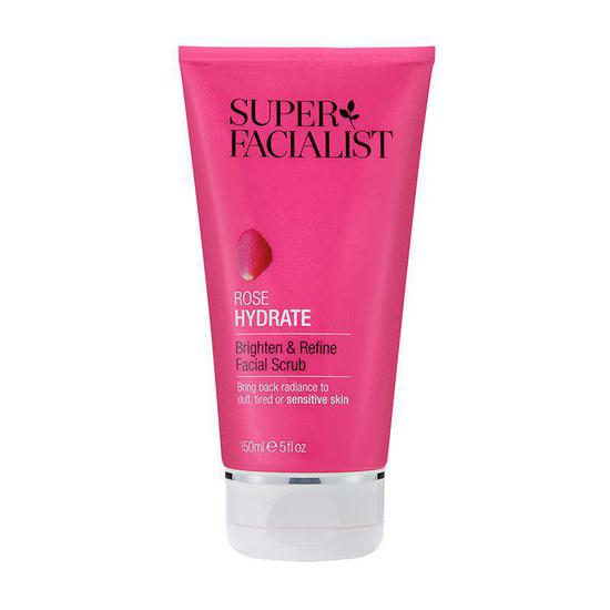 Super Facialist Rose Hydrate Brighten & Refine Facial Scrub 150ml