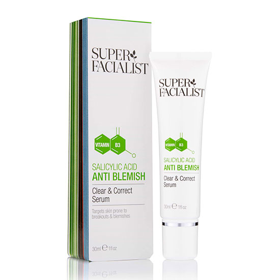 Super Facialist Salicylic Acid Anti Blemish Clear & Correct Serum 30ml