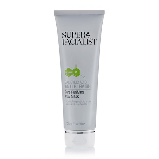 Super Facialist Salicylic Acid Anti Blemish Pore Purifying Clay Mask 125ml