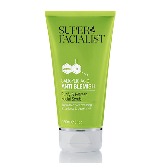 Super Facialist Salicylic Acid Anti Blemish Purify & Refresh Facial Scrub 150ml