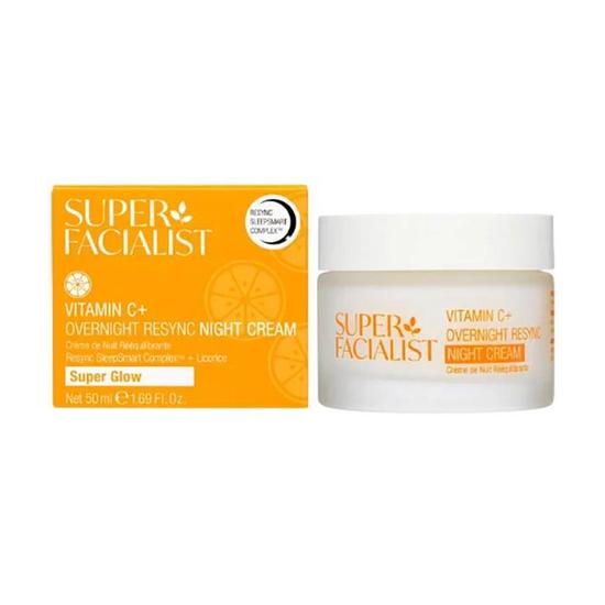 Super Facialist Vitamin C Overnight Resync Super Glow Night Cream 50ml