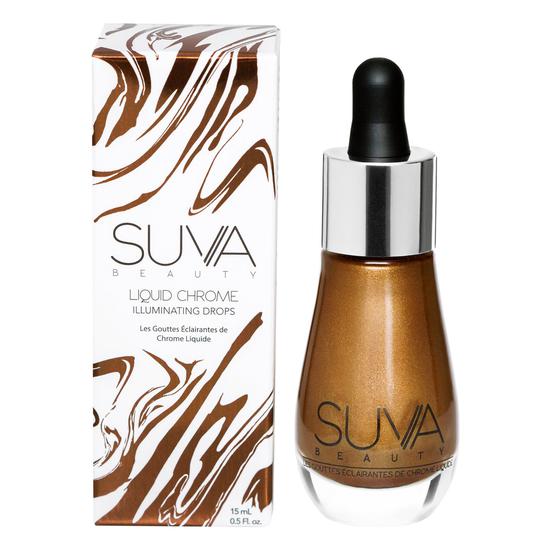 SUVA Beauty Liquid Chrome Illuminating Drops Queen - Golden Bronze