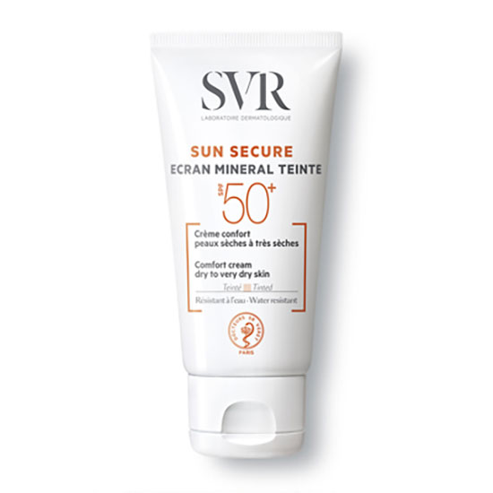 SVR SUN SECURE SPF50+ Tinted Mineral Sunscreen For Dry To Very Dry Skin 60g