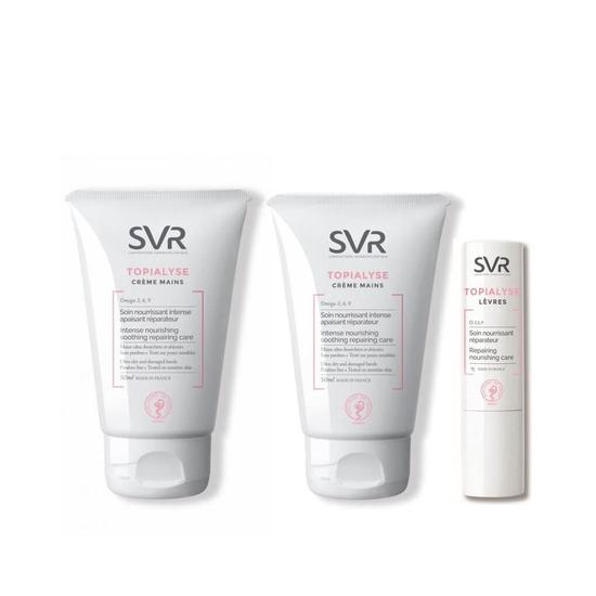 SVR Topialyse Hand Cream Lips Repairing Nourishing Care 4g