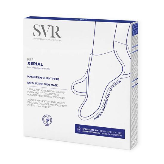 SVR XERIAL Peel Exfoliating Socks For Damaged Feet & Heels