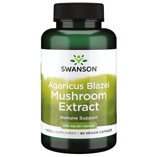 Swanson Agaricus Blazei Mushroom Extract 500 Mg Capsules
