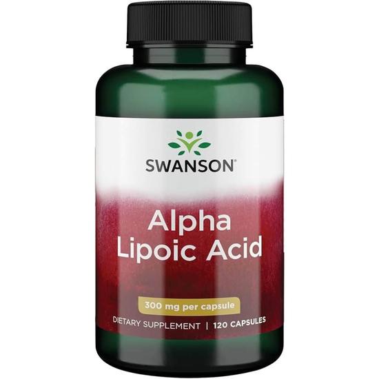 Swanson Alpha Lipoic Acid 300mg Capsules 120 Capsules
