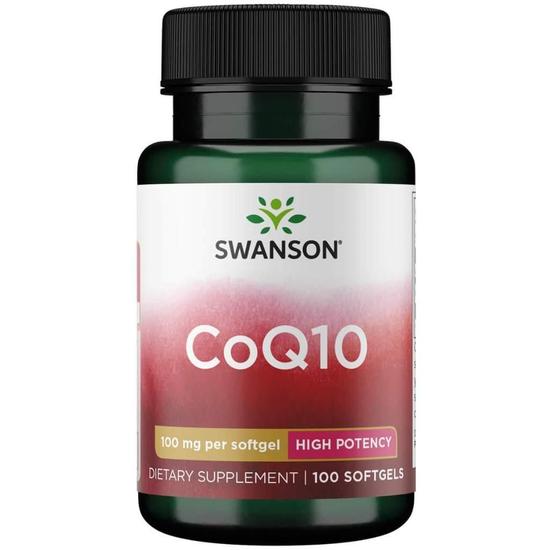 Swanson CoQ-10 100mg Softgels 100 Softgels