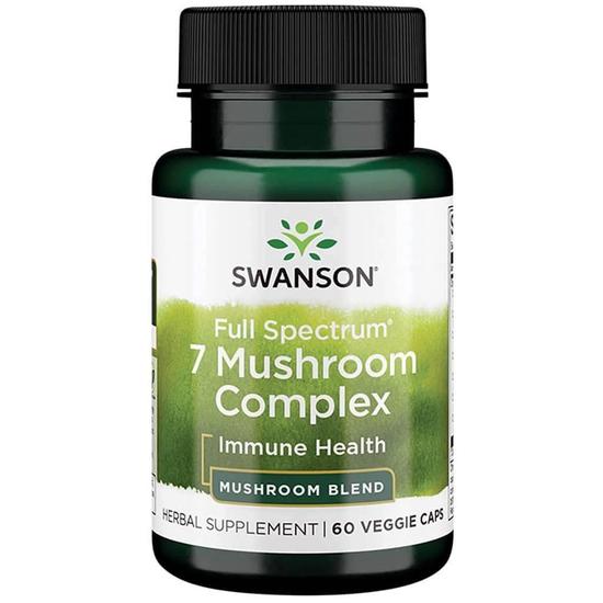 Swanson Full Spectrum 7 Mushroom Complex Capsules