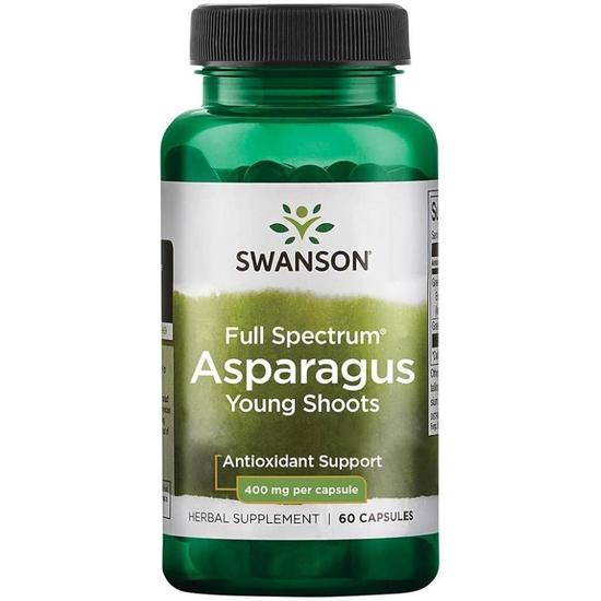 Swanson Full Spectrum Asparagus Young Shoots 400mg Capsules 60 Capsules