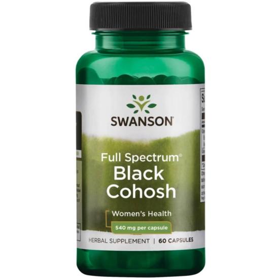 Swanson Full Spectrum Black Cohosh 540mg Capsules 60 Capsules