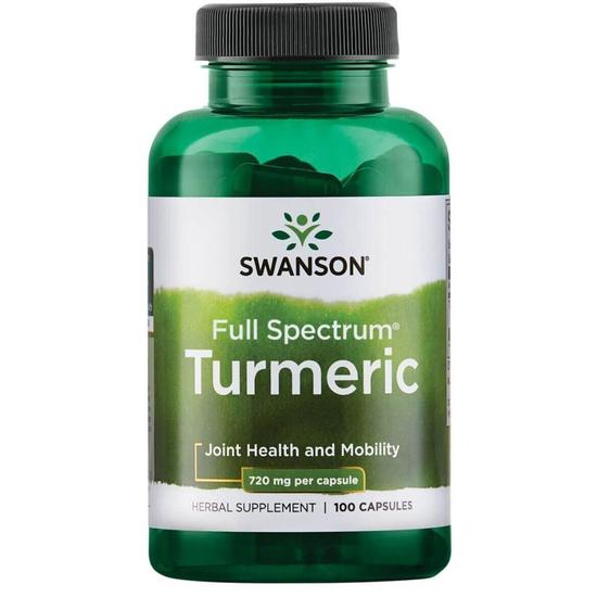 Swanson Full Spectrum Turmeric 720mg Capsules 100 Capsules