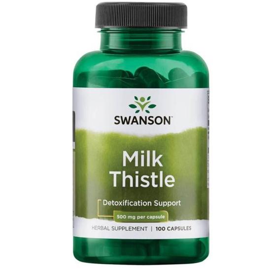 Swanson Milk Thistle 500mg Capsules