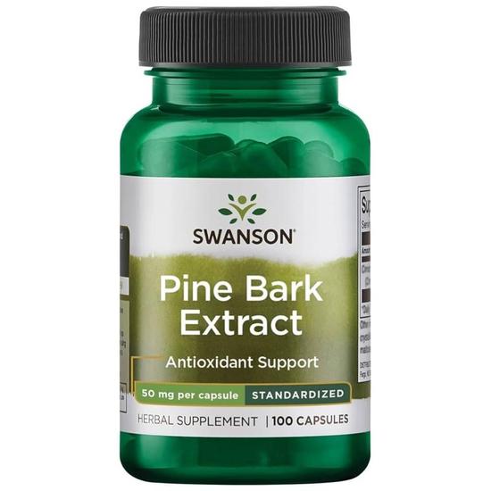 Swanson Pine Bark Extract 50mg Capsules 100 Capsules