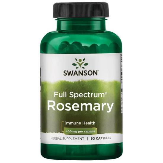 Swanson Rosemary 400mg Capsules 90 Capsules