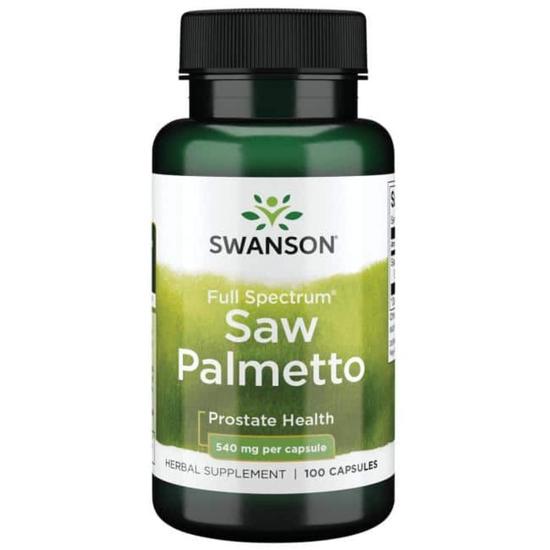 Swanson Saw Palmetto 540mg Capsules 100 Capsules