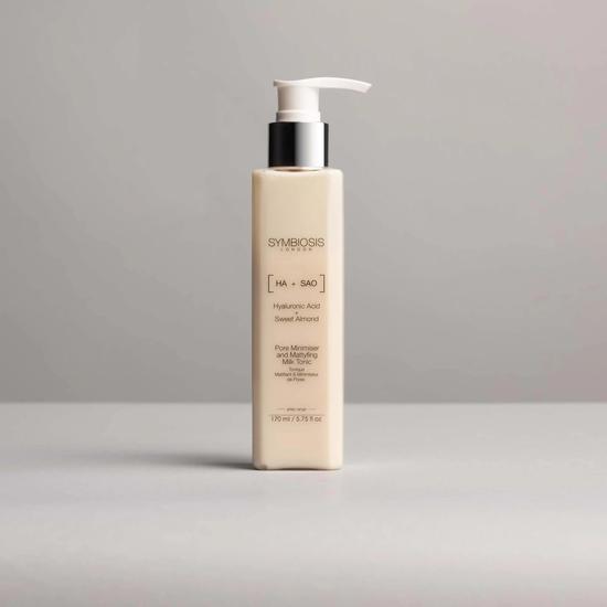 Symbiosis [Hyaluronic Acid + Sweet Almond] Pore Minimiser & Mattifying Milk Tonic