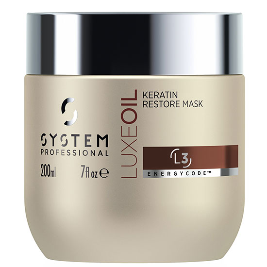 System Professional Fibra L3 Luxe Oil Keratin Restore Mask 200ml
