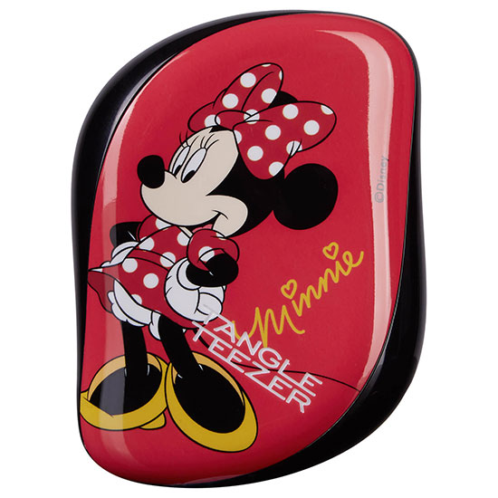 Tangle Teezer Compact Styler Hair Brush Disney Minnie Mouse Rosy Red