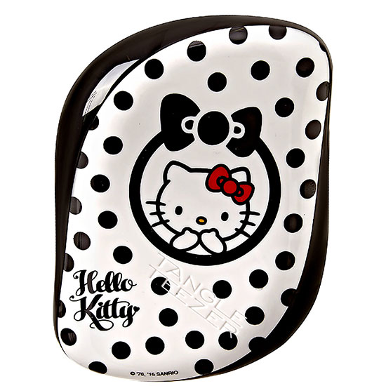 Tangle Teezer Compact Styler Hair Brush Hello Kitty Black/White