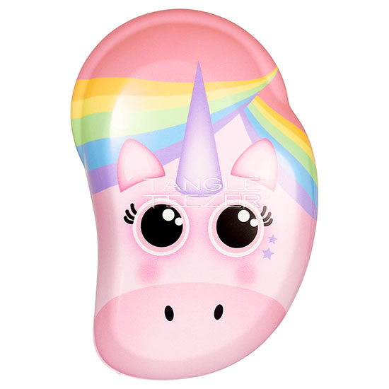 Tangle Teezer Original Mini Detangling Hair Brush Rainbow The Unicorn Print