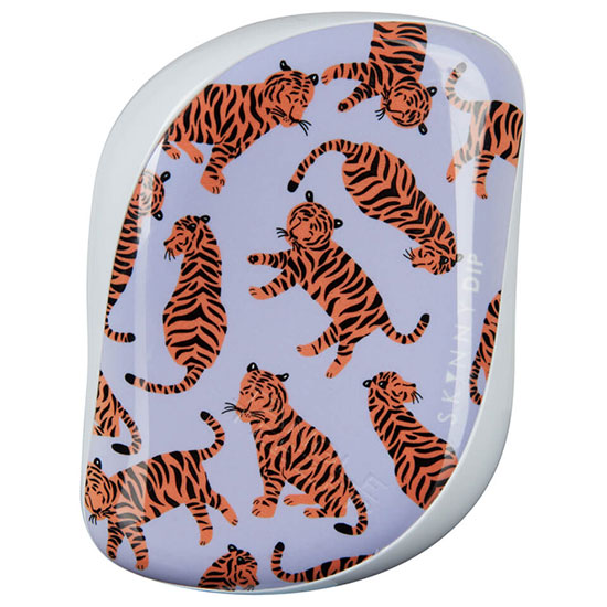 Tangle Teezer x Skinny Dip Compact Styler Hairbrush Trendy Tiger