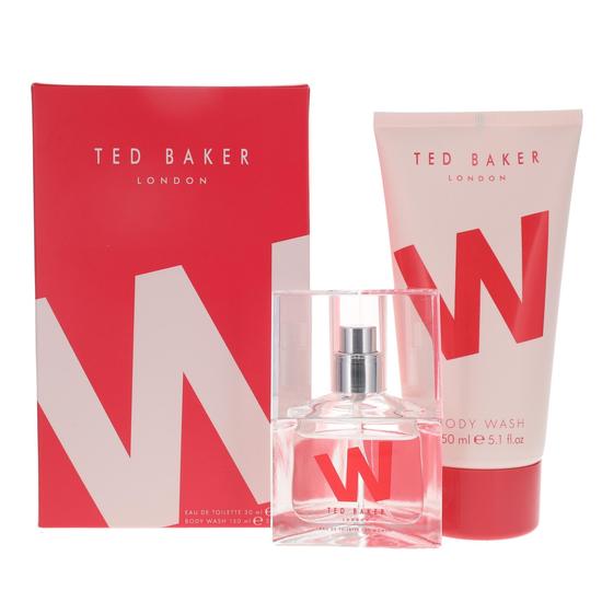 Ted Baker W Pink Gift Set 30ml Eau De Toilette + 150ml Shower Gel