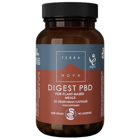 Terranova Digest PBD Plant Based Diets Capsules 50 Capsules