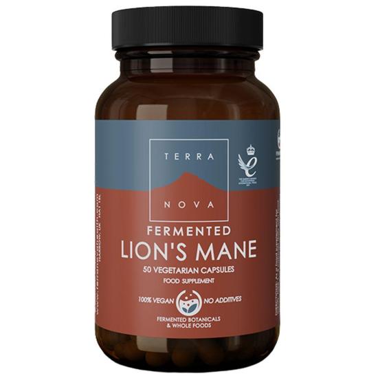 Terranova Fermented Lion's Mane Capsules 50 Capsules