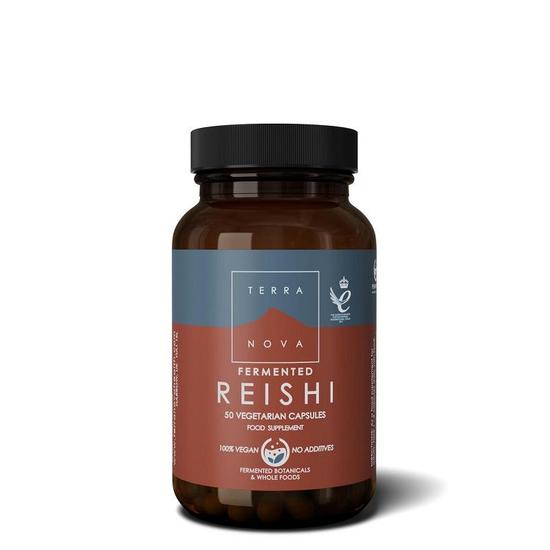 Terranova Fermented Reishi Capsules 50 Capsules