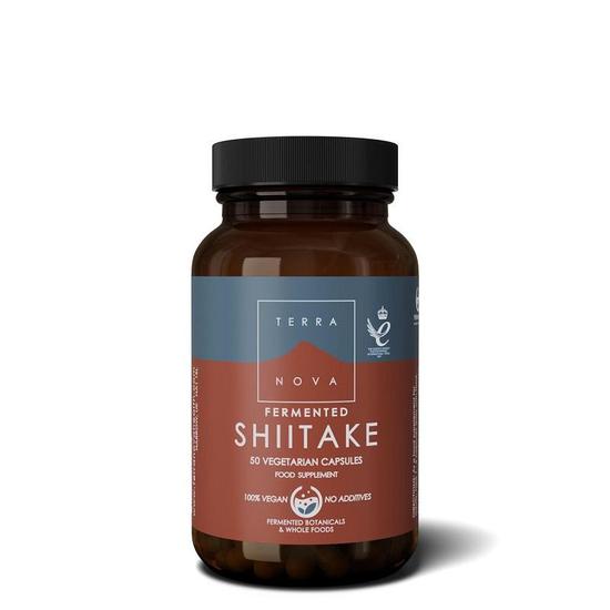 Terranova Fermented Shiitake Capsules 50 Capsules