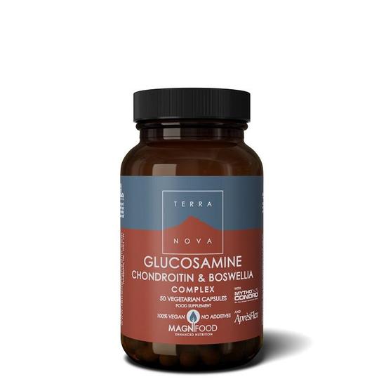 Terranova Glucosamine Chondroitin & Boswellia Complex Vegicaps 50 Vegicaps