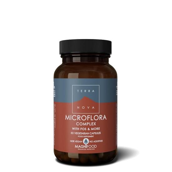 Terranova Microflora Complex With F.O.S Vegicaps 50 Vegicaps