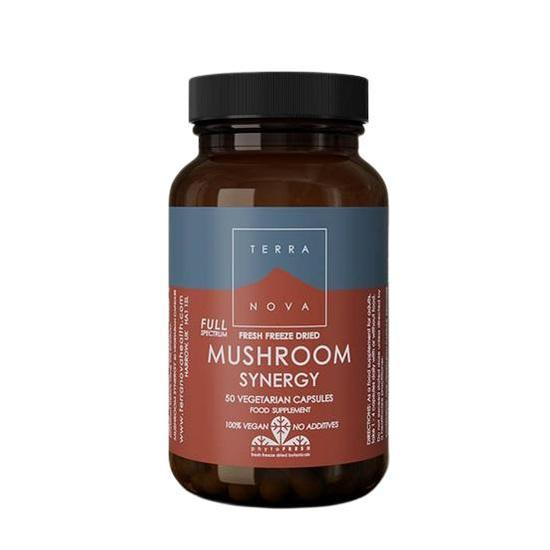 Terranova Mushroom Synergy Super-Blend Capsules 50 Capsules