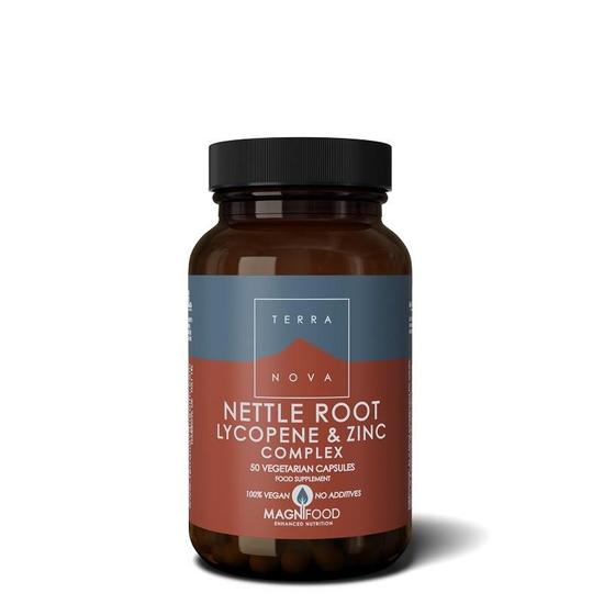 Terranova Nettle Root, Lycopene & Zinc Complex Vegicaps 50 Vegicaps