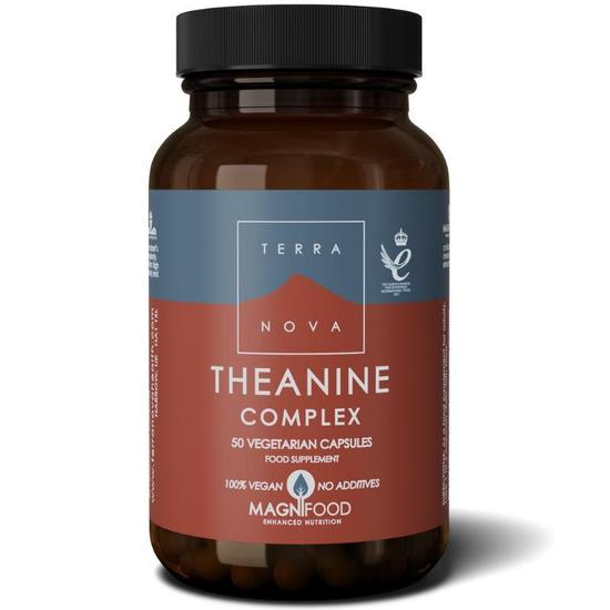 Terranova Theanine 100mg Complex Capsules 50 Capsules
