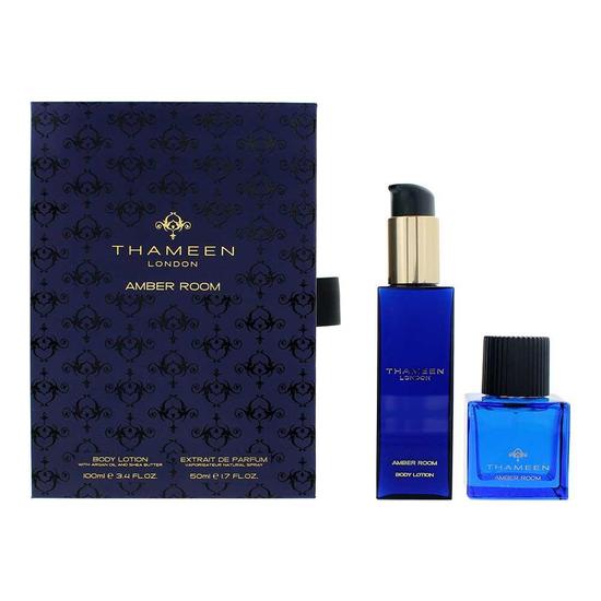 Thameen Amber Room Extrait De Parfum 50ml + Body Lotion 100ml Gift Set