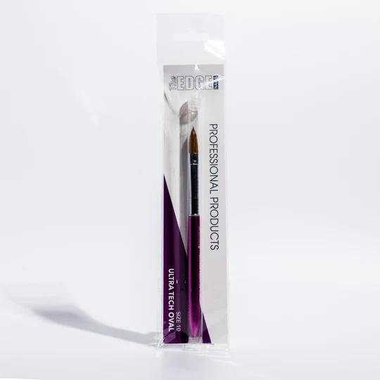 The Edge Nails Ultra Tech Oval Size 10 Brush