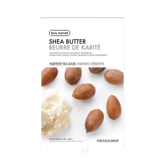 The Face Shop [renew] Real Nature Mask Shea Butter Cosmetify