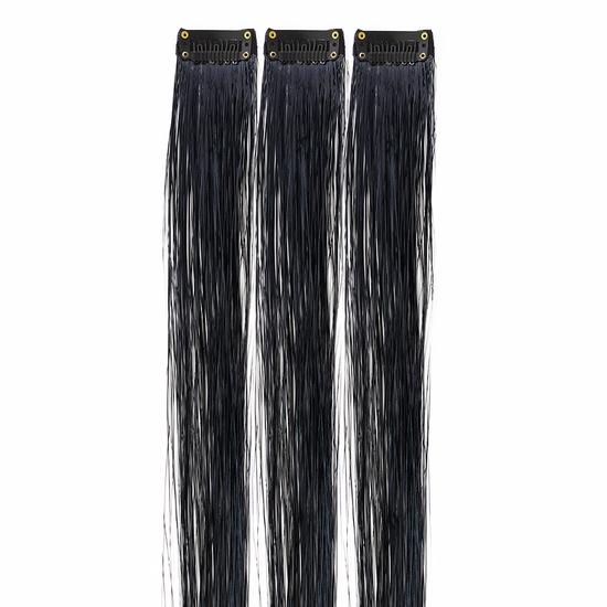 Shrine Tinsel Hair Black