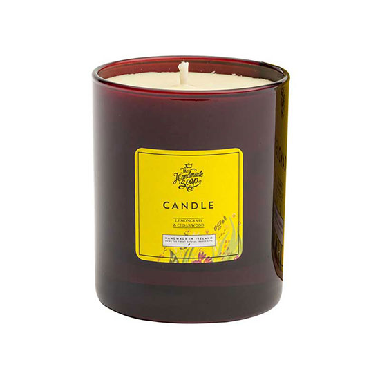The Handmade Soap Company Lemongrass & Cedarwood Candle 190g
