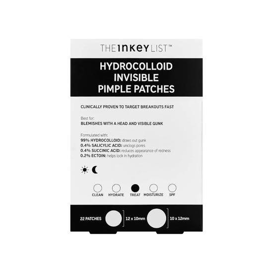 The INKEY List Hydrocolloid Invisible Pimple Patches Patches 22 Patches