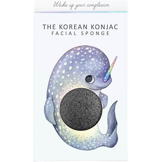 The Konjac Sponge Company Mythical Narwhal Konjac Sponge Box and Hook