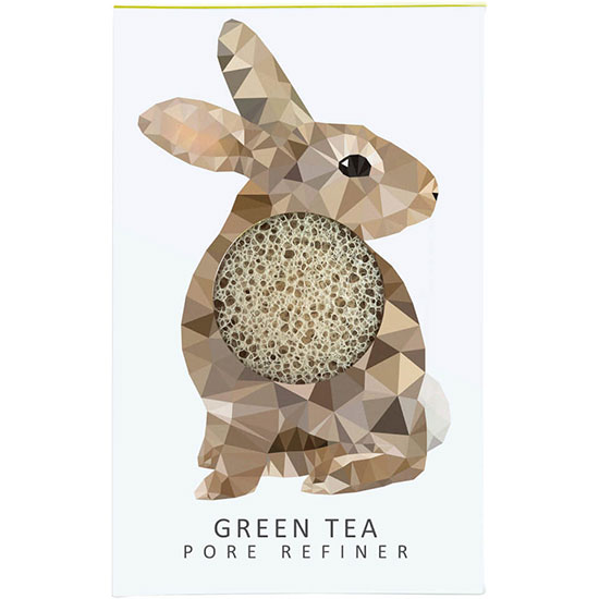 The Konjac Sponge Company Woodland Rabbit Pure Konjac Mini Pore Refiner