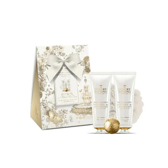 The Luxury Bathing Company Bergamot, Ginger & Lemongrass Everyday Essentials Gift Set