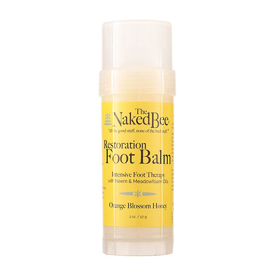 The Naked Bee Orange Blossom Honey Restoration Foot Balm 57g