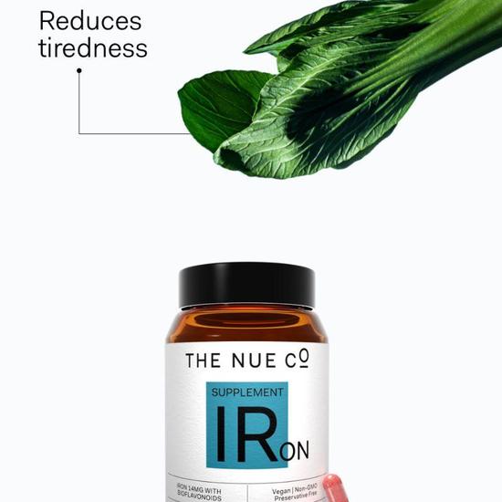 The Nue Co. Iron Capsules 30 Capsules