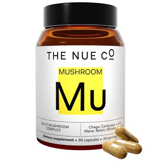 the nue co. multi mushroom complex capsules 60