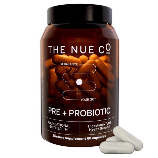 The Nue Co. Prebiotic + Probiotic Capsules 60 Capsules